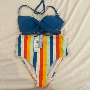 Cupshe high waisted bikini